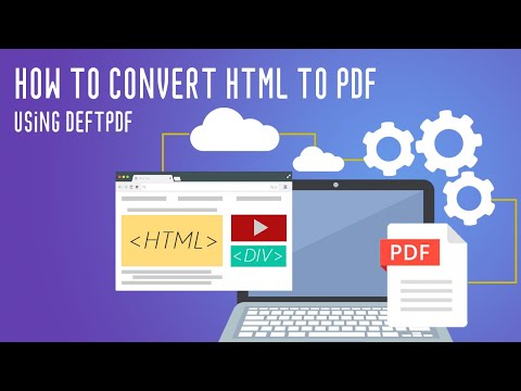 How to Convert HTML to PDF using DeftPDF