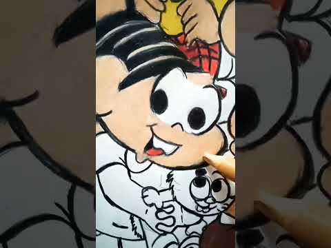 Como desenhar Mônica (turma da Mônica)How to draw Monica (Monica's Gang)♥️ #drawing #fabercastel