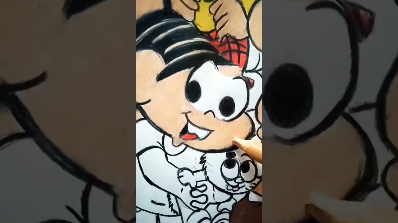 Aprenda a Desenhar a Mônica da Turma da Mônica com Passo a Passo ✏️