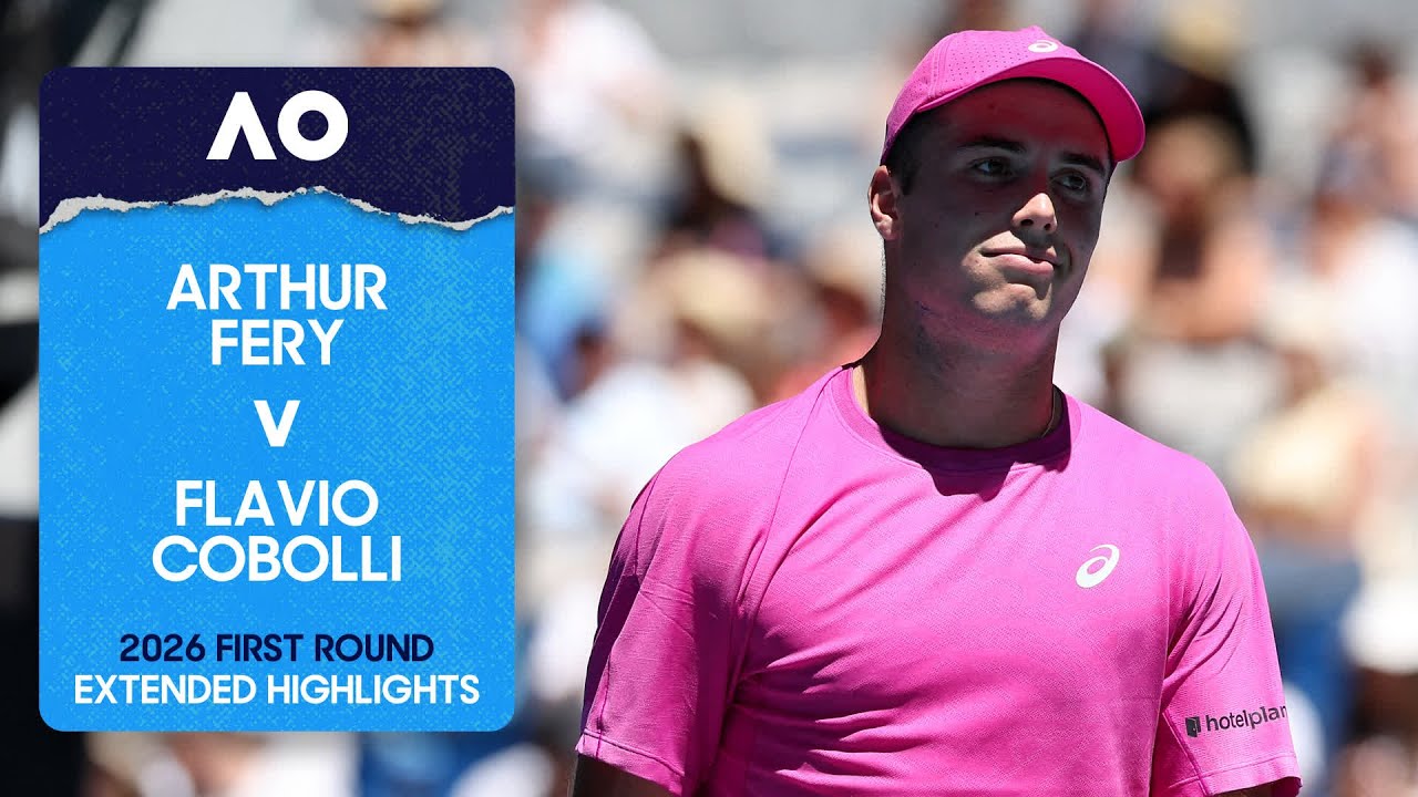 AO 2026: Fery vs Cobolli Extended Highlights 🎾
