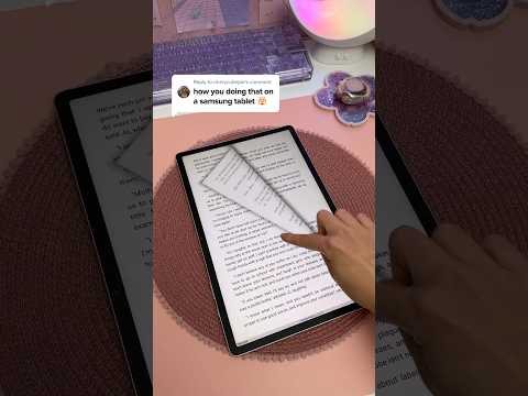 Try this on your Samsung tablet 🤯💕 galaxy tab S9 | android apps | reading app