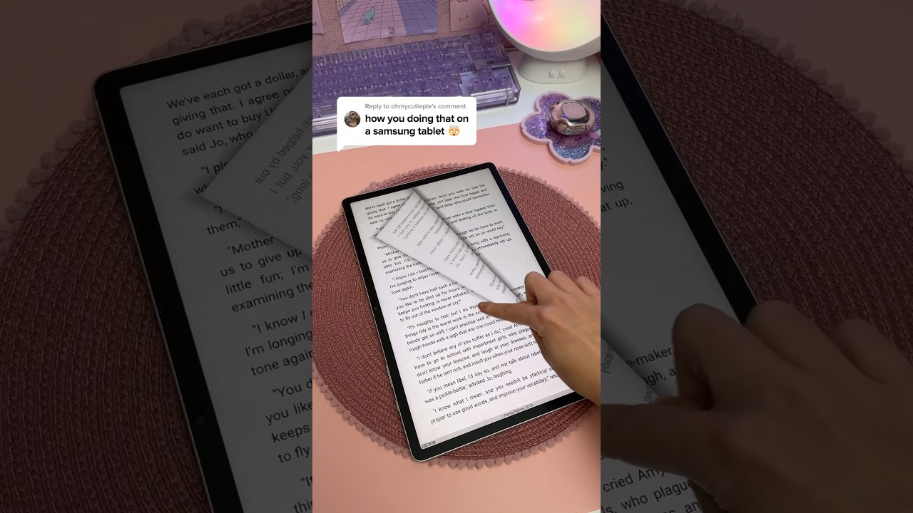 Using Moon+ Reader App on Your Samsung Galaxy Tab S9+