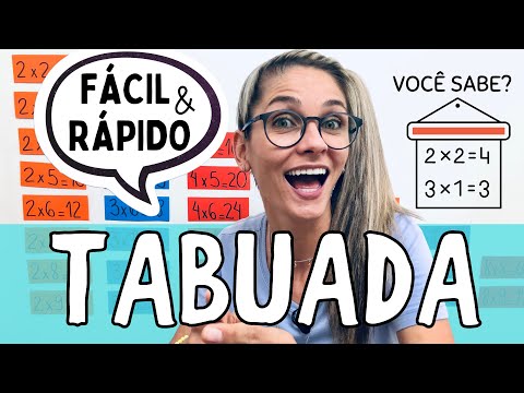 TABUADA - DICA PARA MEMORIZAR A TABUADA \Prof. Gis/
