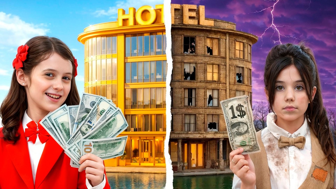 Rich vs Poor Hotel Challenge 🏨