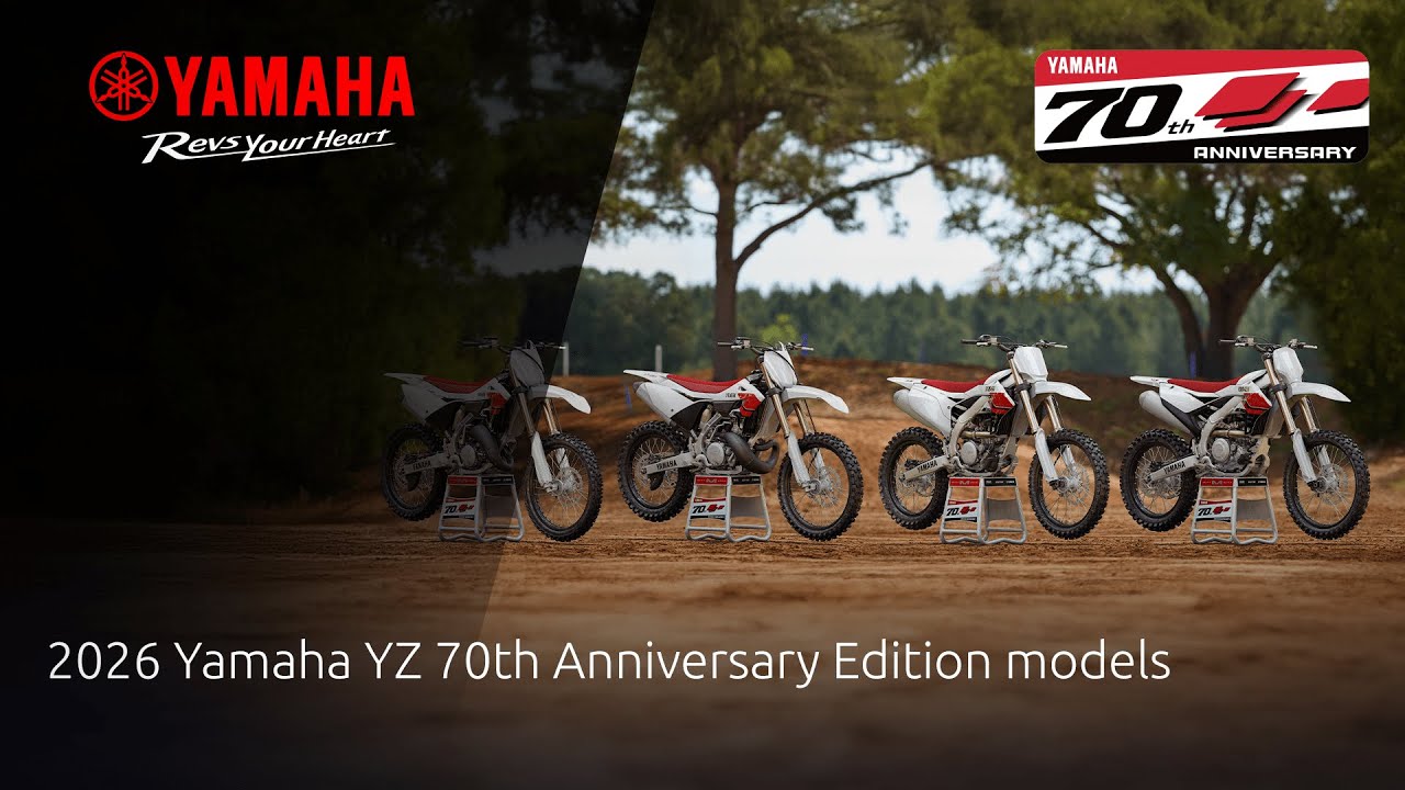 2026 Yamaha 70th Anniversary Edition Models π