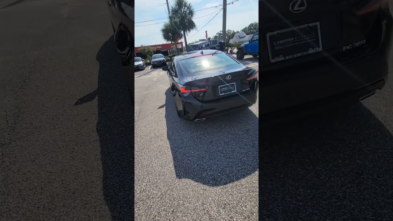 Lexus RC350 Caviar Exterior at Jacksonville 🚗