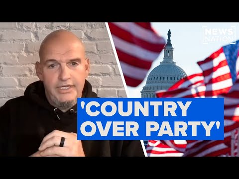 Sen. Fetterman Advocates for Government Reopening and Discusses Democratic Party