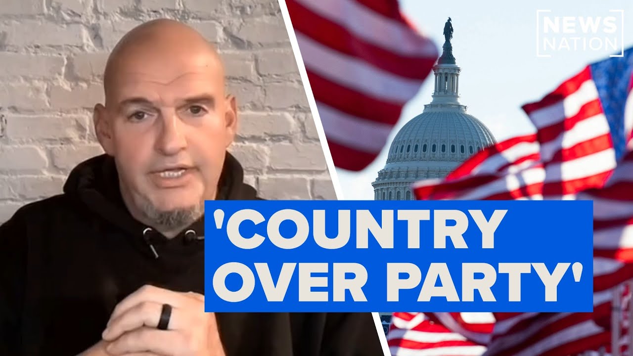 Sen. Fetterman Advocates for Government Reopening and Discusses Democratic Party