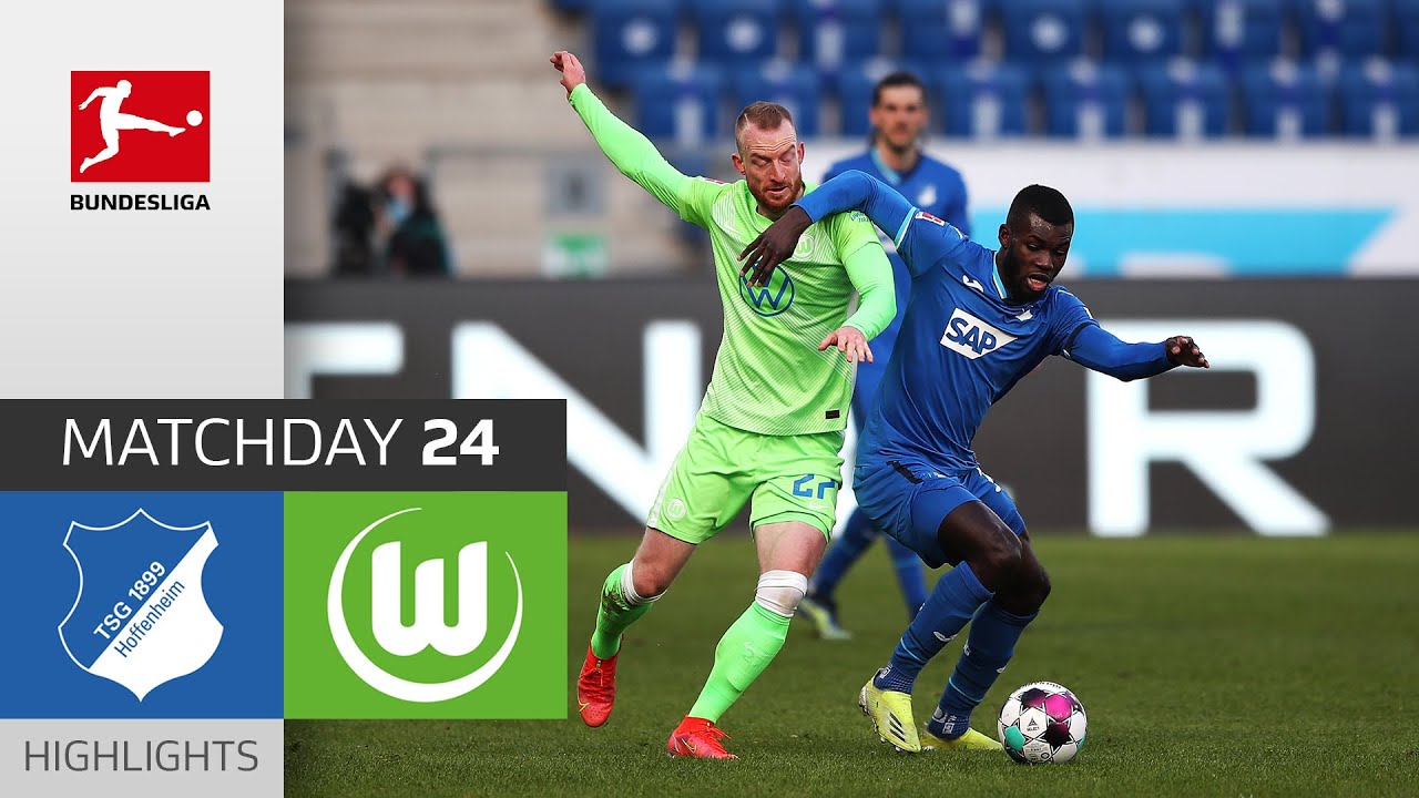 TSG Hoffenheim vs VfL Wolfsburg 2-1 | Exciting Matchday 24 Highlights ⚽