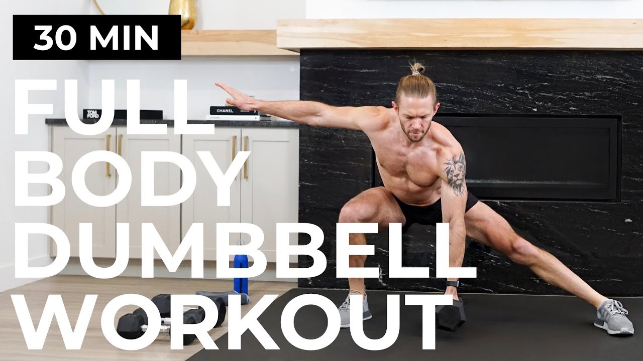 30 Min Full Body Dumbbell Workout for Fat Burn & Muscle 💪