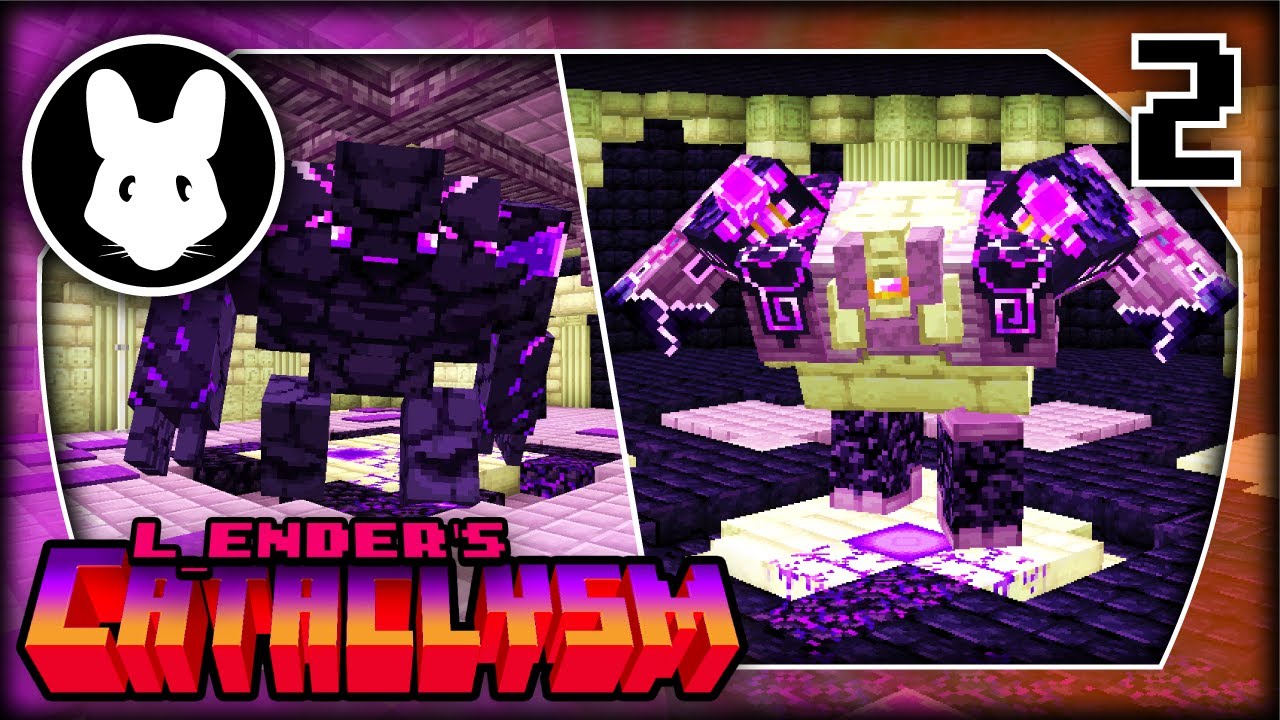 Minecraft 1.20+ Cataclysm Part 2: Defeating Ender Golem & Ender Guardian 🧱