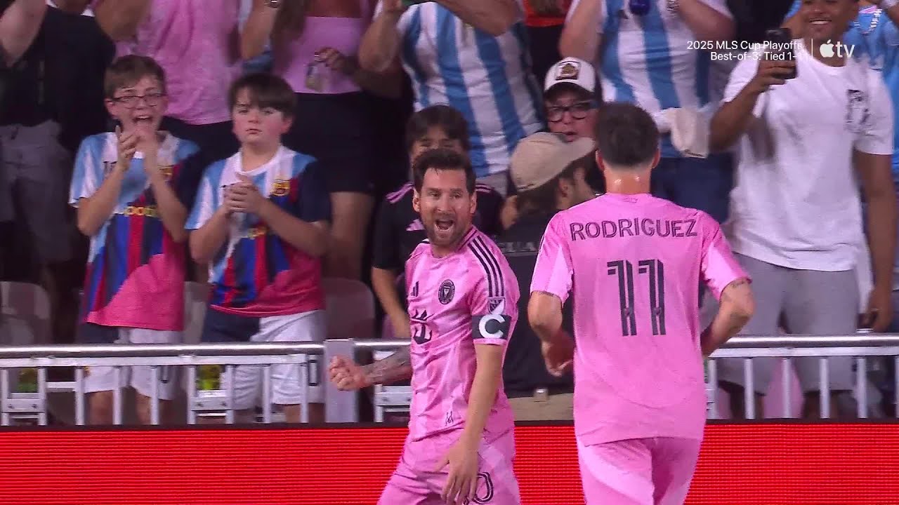 Messi Leads in Game 3 for Inter Miami | 2025 MLS Playoffs