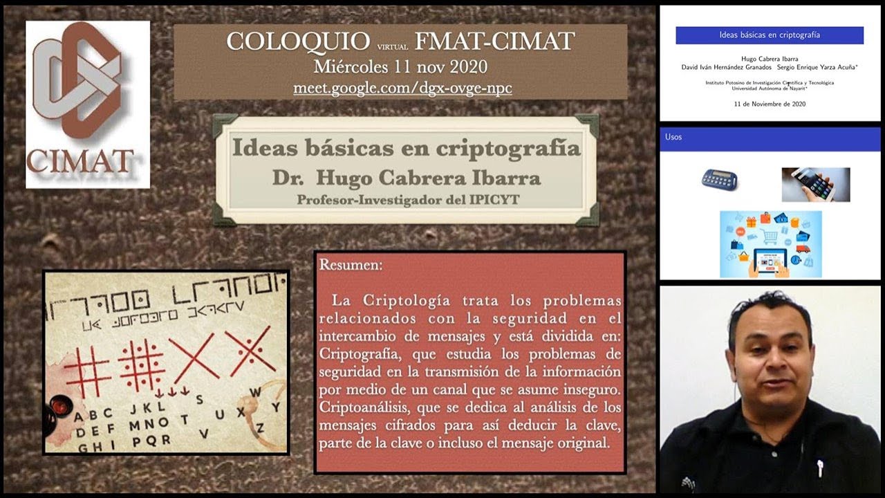 Fundamentos de Criptografía con Hugo Cabrera Ibarra 🔐