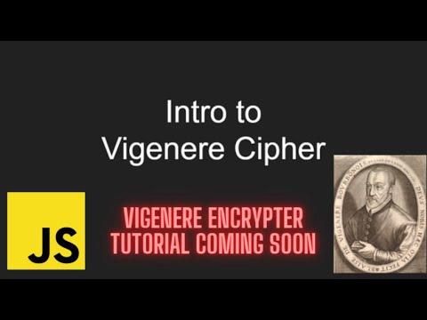 Brief Introduction to the Vigenere Cipher