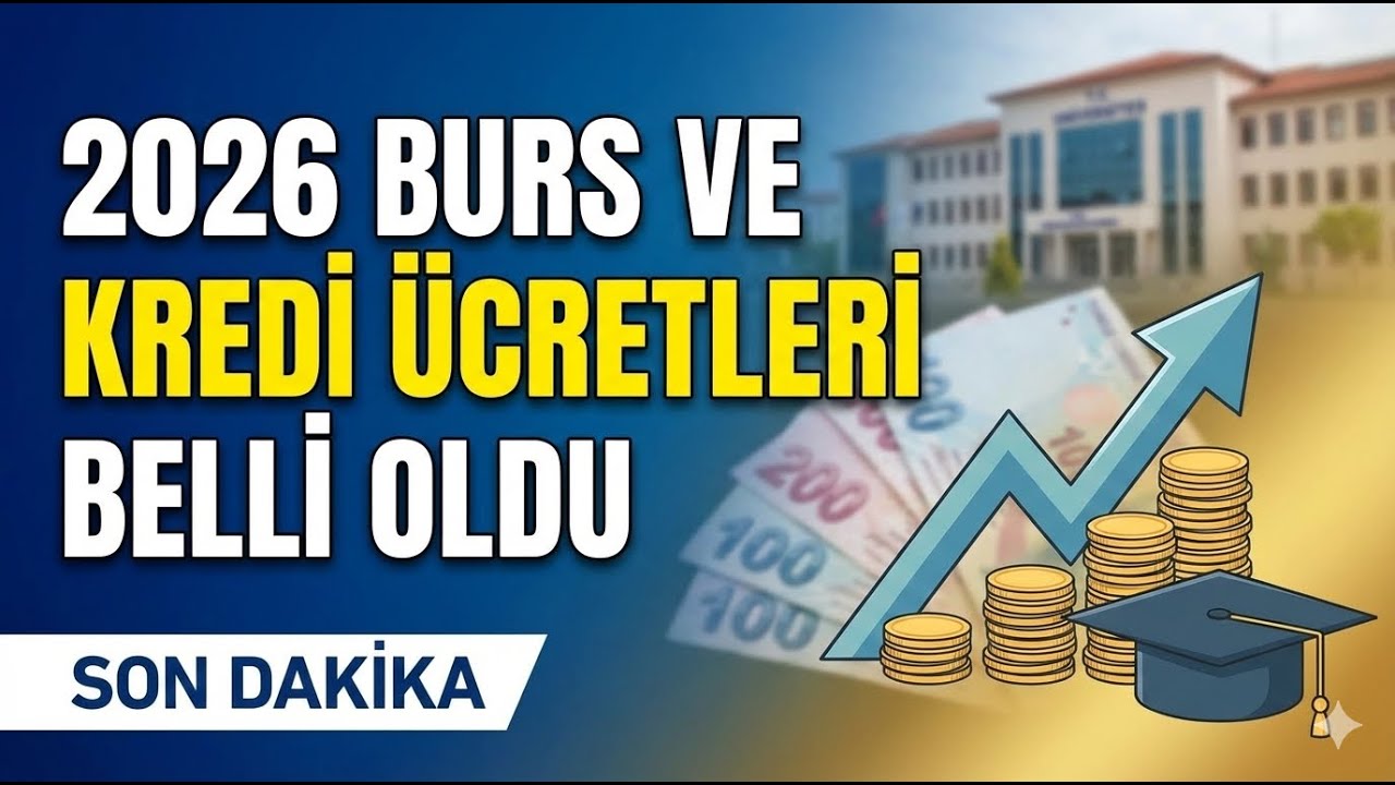 KYK Burs ve Kredi Zammı 2026 Açıklandı 📈