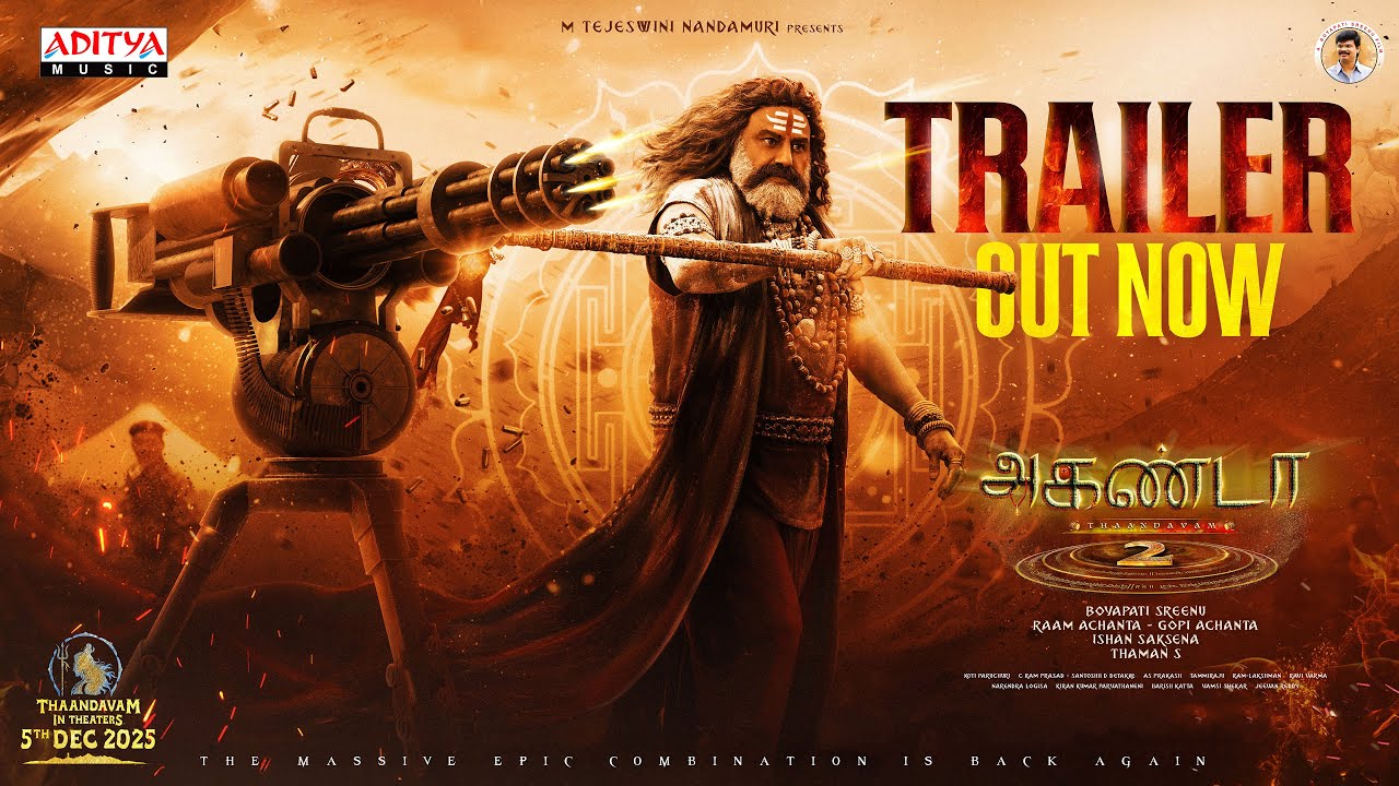Akhanda 2 Thaandavam Trailer (Tamil) | Nandamuri Balakrishna | Boyapati Sreenu | Thaman S | DEC 5th