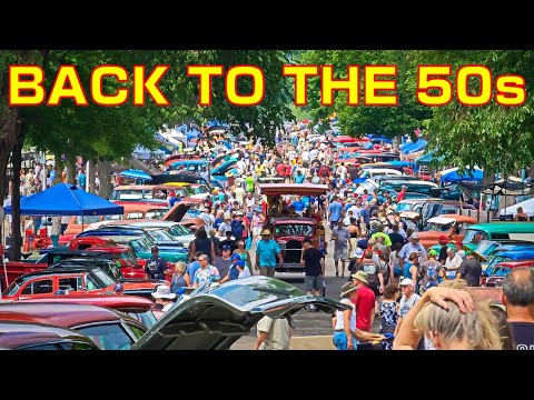 Back to the 50s Classic Car Show 🚗 with 10,000+ Vehicles