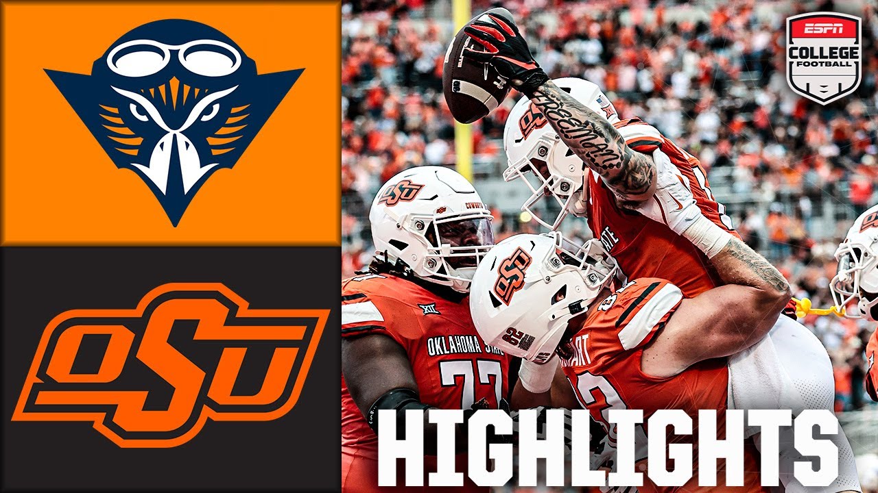 UT Martin Skyhawks vs. Oklahoma State Highlights 🏈