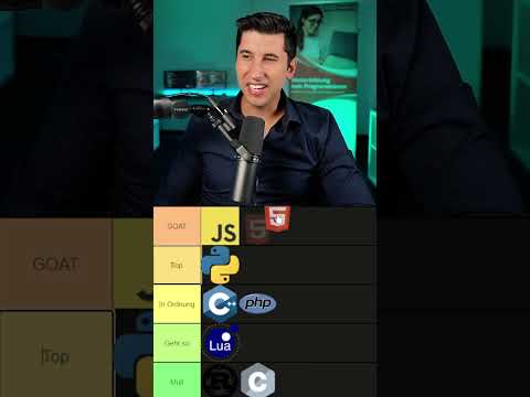 Programmiersprachen - Tier List #tierlist #programmieren #sprachen #ranking