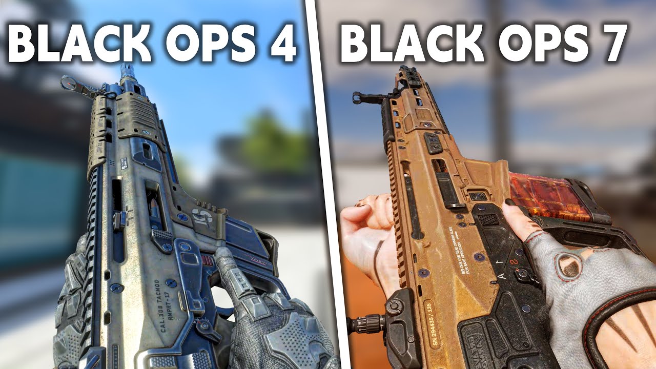 COD Black Ops 7 vs 4/3 Weapon Comparison in 4K