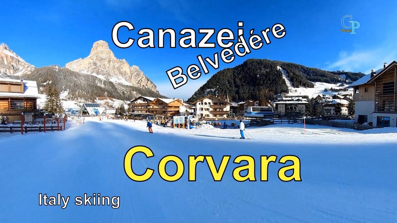 Ski from Canazei–Belvedère to Corvara 🏔️