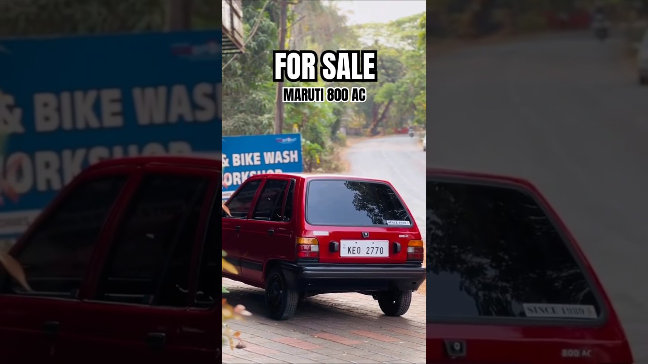Well-Maintained Maruti 800 with AC for Sale in Kerala 🚗