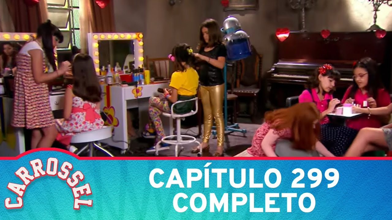 Carrossel Capítulo 299: Meninas Finalizam Decoração do Salão de Beleza 🏡