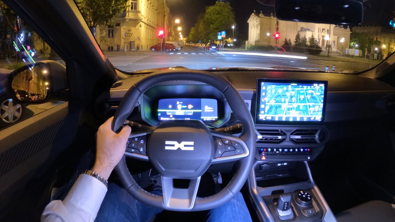 DACIA BIGSTER Hybrid-G 150 4x4 (2026) - NIGHT POV test drive (PURE DRIVING)