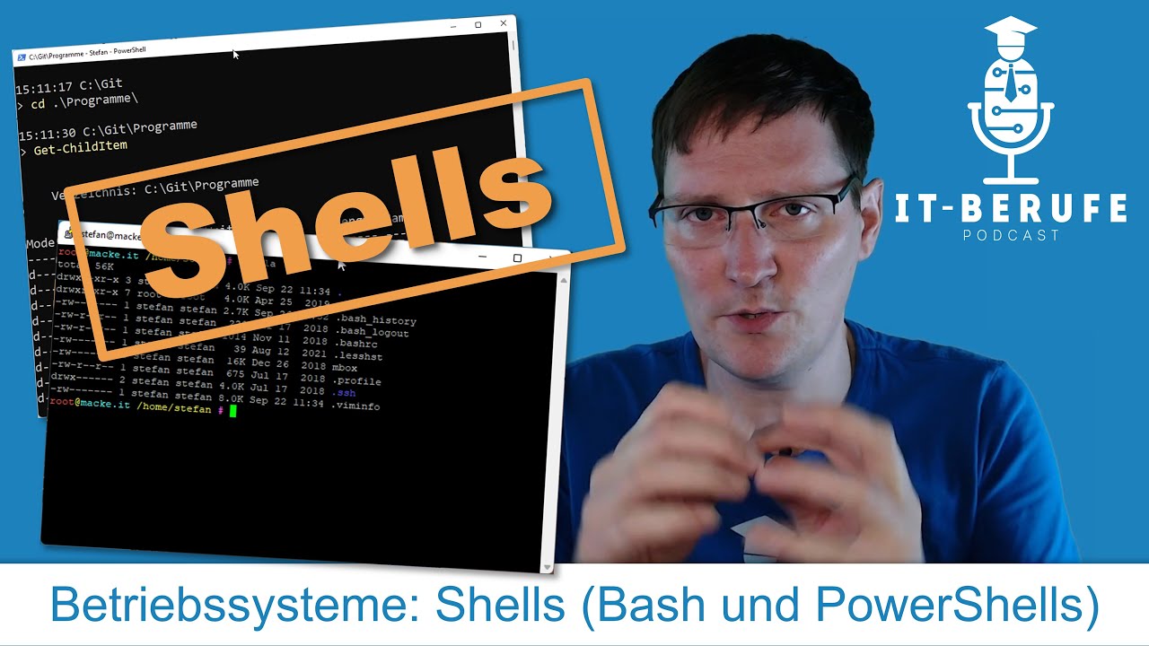 Betriebssysteme verständlich erklärt: Shells, Pfade & Dateirechte für Azubis 👩💻