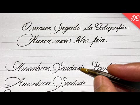 O Segredo da Caligrafia que Transforma Letras ✍️