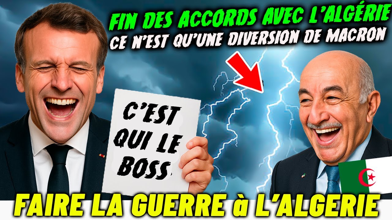 Fin des Accords de 1968 avec l'Algérie : Macron en Divergence, Melenchon Réagit 🤔