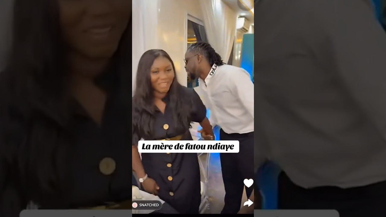 Bass Thioung et la mère de Fatou Ndiaye ❤️