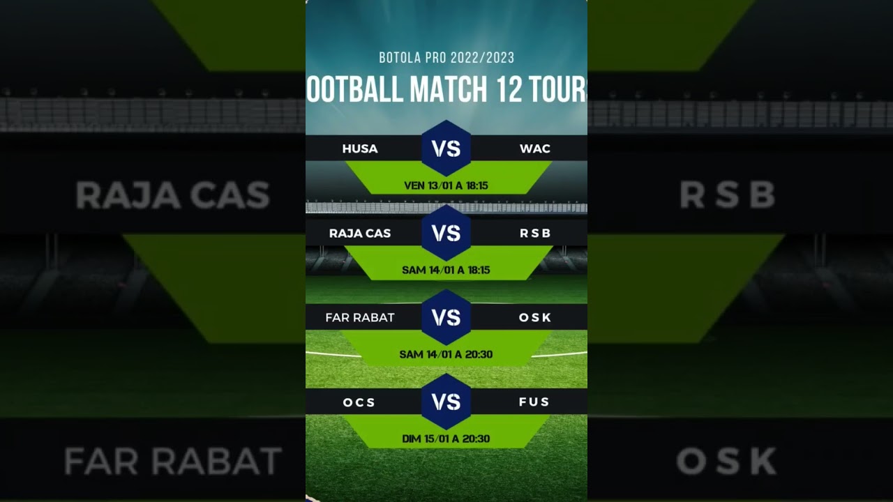 Exciting Football Action: Morocco vs Algeria in the Botola Pro 2020 ⚽