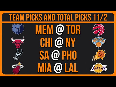 NBA Picks Today 11/2/25 NBA Picks and Predictions NBA Bets Today