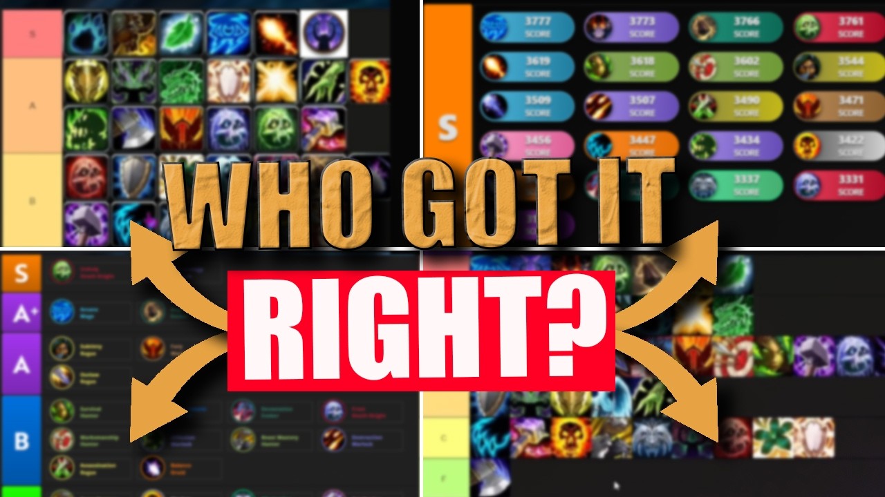 *REACTING* to ALL TIERLISTS - WHO GOT IT RIGHT? Discussion & Analysis | World of Warcraft Midnight
