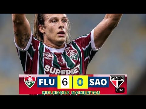 Humilhação! Fluminense vs São Paulo Melhores Momentos ⚽