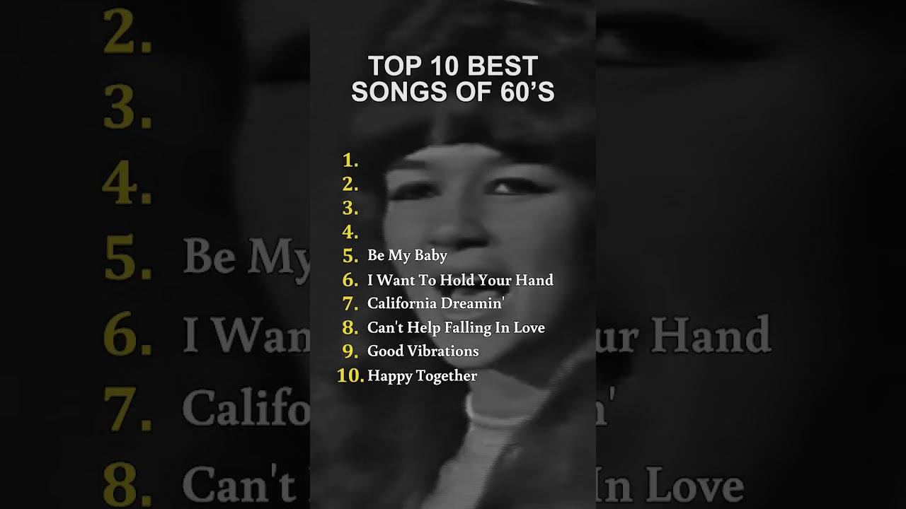 🎶 Top 10 Iconic Songs of the 1960s | Timeless Classics You Must Hear