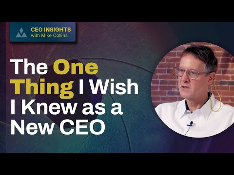 CEO Insights With Mike Collins: Advice to My Past Self