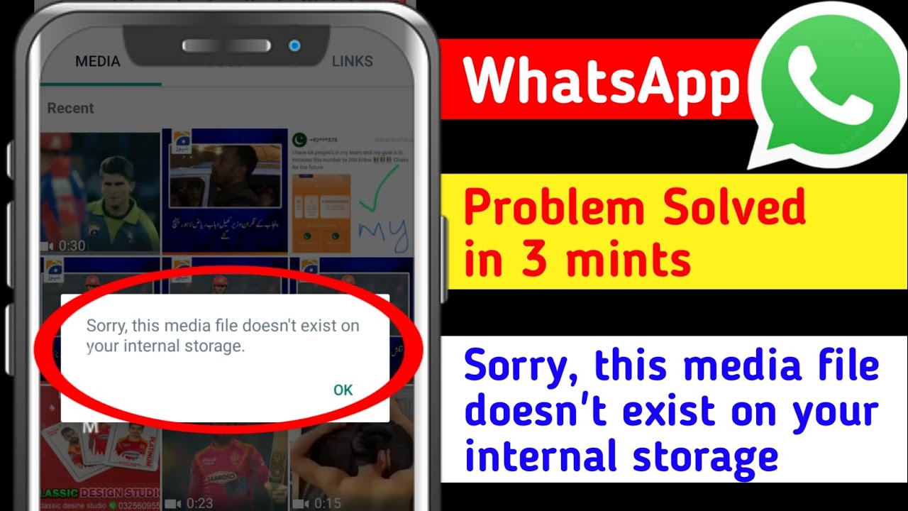 Fix for 'Media File Not on Storage' Error 2023 📱
