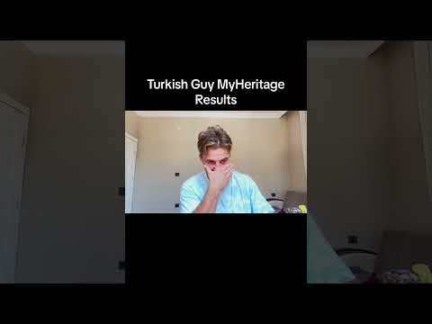 Turkish Guy revealing shocking MyHeritage results.  #myheritage #dna #genetics