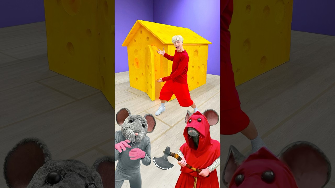Cheese House vs Mice: Who Will Win? 🧀🐭