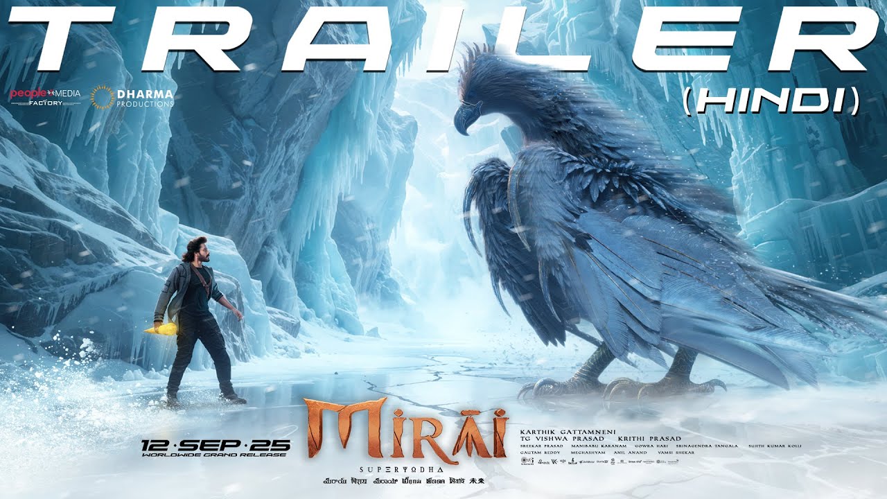 Mirai Hindi Official Trailer | Epic Sci-Fi Action Arrives September 12 π