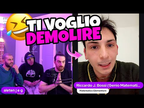 GENIO MATEMATICO ENTRA IN LIVE PER DEMOLIRE ALESSANDRO DEI THE SHOW!!😂🎪 con Jaser