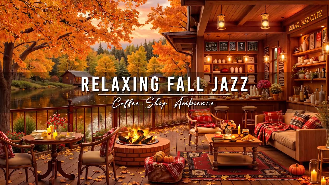 Relaxing Jazz Music for Stress Relief & Cozy Fall Vibes 🎶