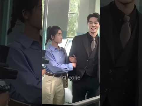 Ke Chun 柯淳 😍 Zhai YiYing 翟一莹 HAVING FUN AT THE SET🥰😍🤣