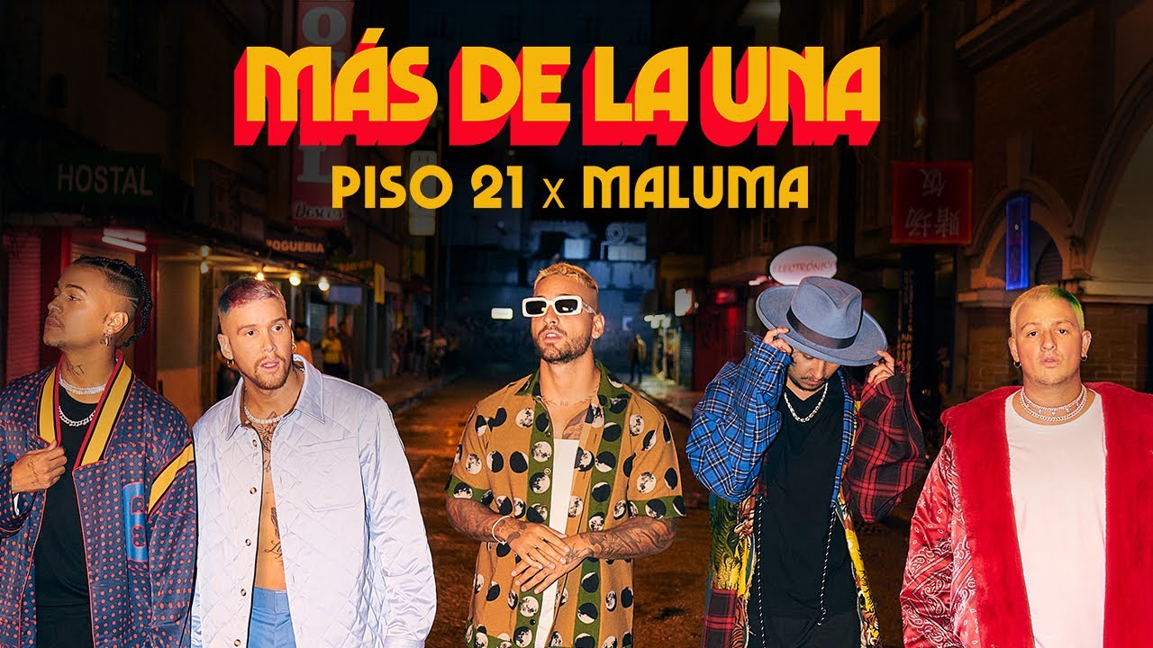 Piso 21 & Maluma - Más De La Una (Official Video) 🎶