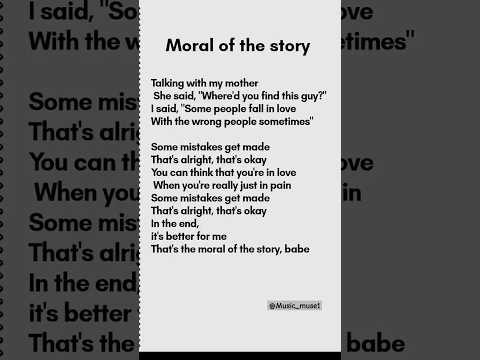 Moral of the story Song by Ashe #song #music #lyrics #cover #lyricvideo #ashe