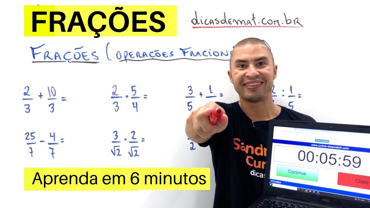 Operações com Frações em 6 Minutos: Guia Rápido e Fácil 📘