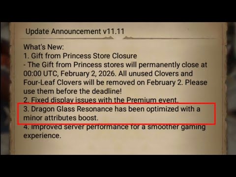 Clash of Kings Update 11.11.0 🛡️