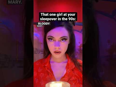 #90skids memories: That one girl who tried to scare you at sleepovers. #nostalgia